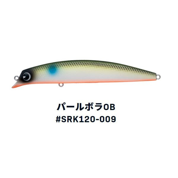 ima Seabass Lure ima Sasuke 120 Rekkuu #SRK120-009 Pearl Bora OB