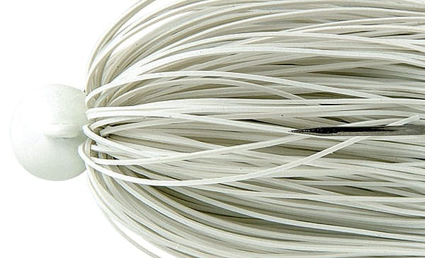 deps Rubber Jig Double R Rubber Jig Fine Rubber 1.7g #10 White