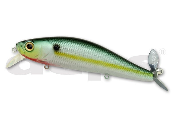 Depth Bass Lure Spiral Minnow #76 Sexy Shad