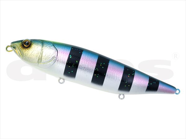 Depth Bass Lure Huge Pencil Walker Rattle (Sound Type) #11 Aurora Stripe