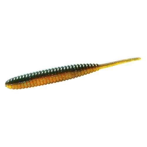 deps Worm Death Adder 6 inch #21 Pumpkin Green Back