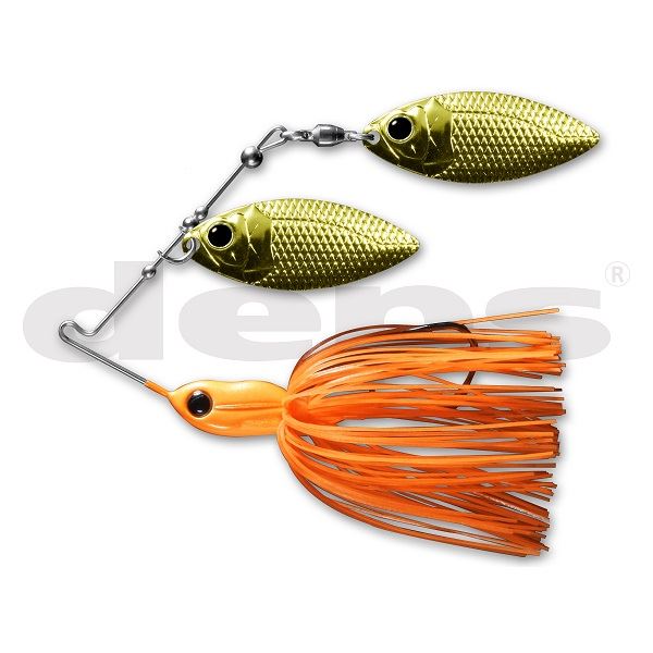 deps spinnerbait mini bros 3/8oz DW 15 burning orange