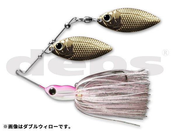 Depth Spinnerbait Buzzbait Mini Bros 1/4oz Single Willow 06 Pink Pearl