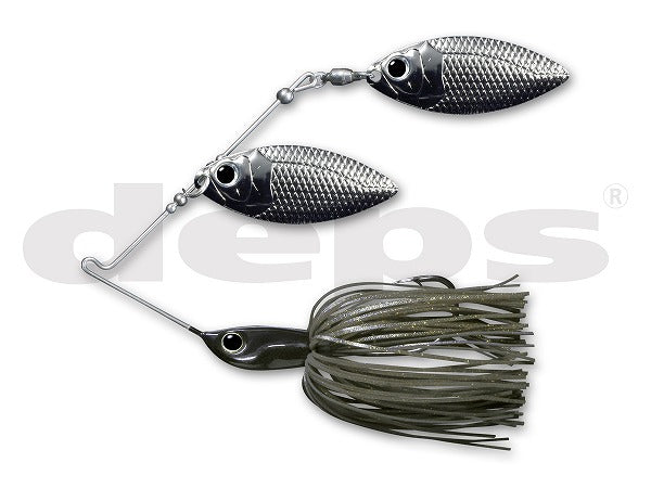 Depth WIRE BAIT Buzzbait B Custom 3/8oz Double Willow #05 Night Head