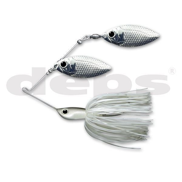 deps Spinnerbait B Custom 1/2oz DW #12 White Carp