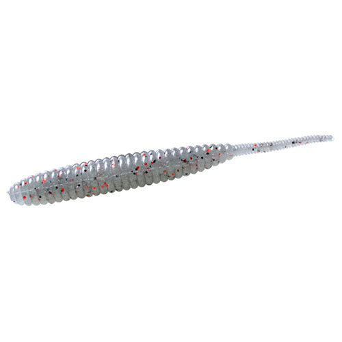 deps Worm Death Adder 4 inch #15 Clear Pepper/Red F