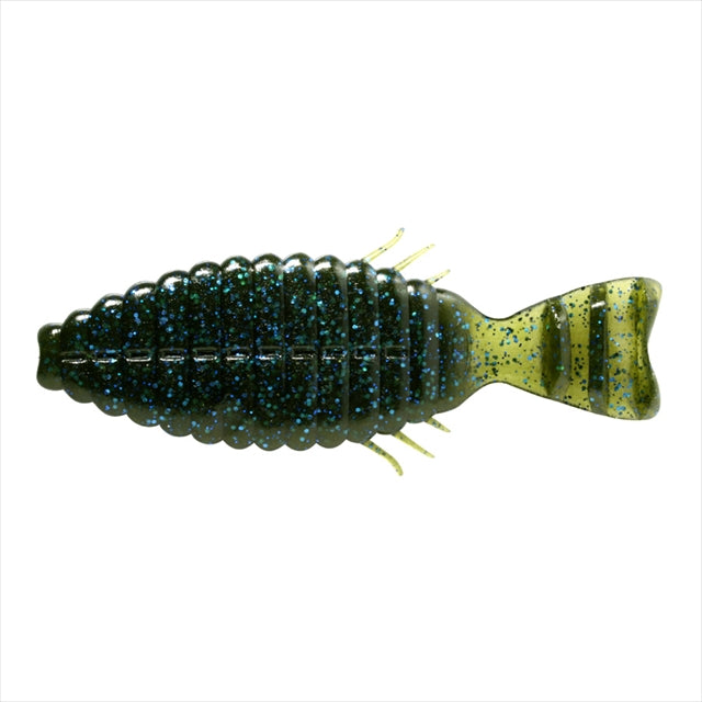 deps Bass Lure Bull Flat 2 inch #11 Watermelon/Blue Flake