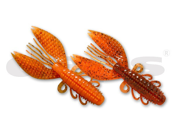 deps Worm Spiny Claw 4 inch #118 Pumpkin Orange