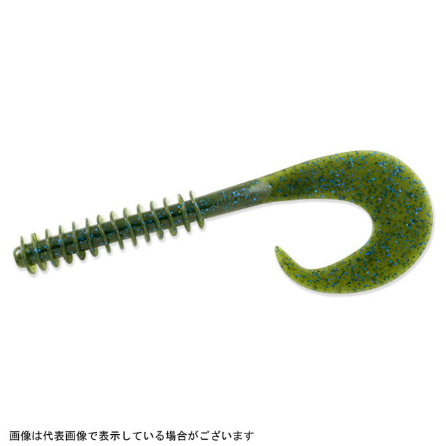 deps(deps) Stirrer Tail 5.5 inch #11 Watermelon/Blue Flake