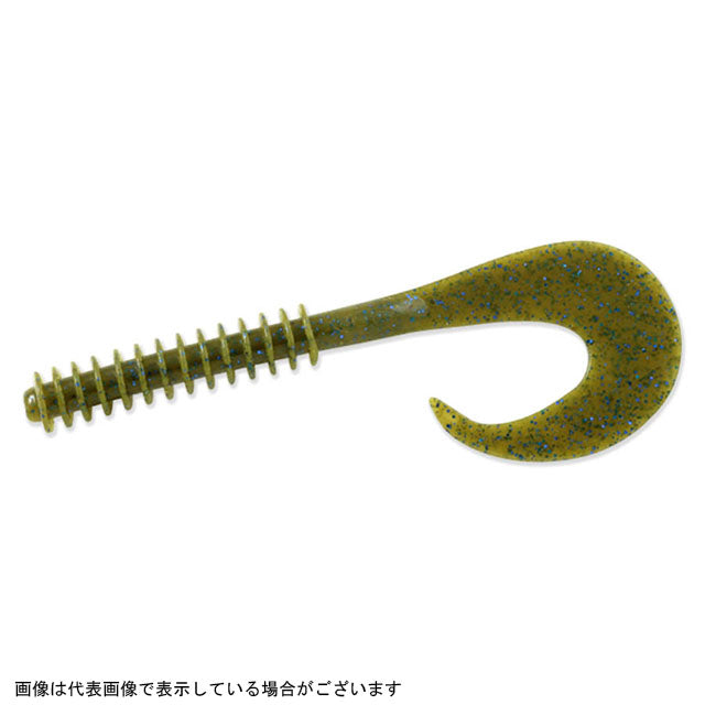 deps(deps) Stirrer Tail 5.5 inch #71 Green Pumpkin/Blue Flake