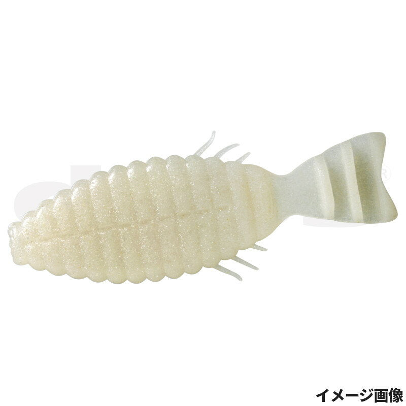 deps deps Worm Bull Flat Non-Salt 3.8 inch #39 Pearl White