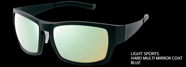 Dimension PAINTENSE Matte Black Frame Lens: Light Sports/Blue Mirror