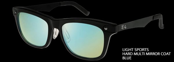 Dimension VERIFYNE Gloss Black Frame Lens: Light Sports/Blue Mirror