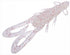 Eclipse Worm Punching Shrimp 3.3 inch #02 Clear Ghost Flake