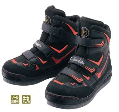 Gamakatsu GM4514 Felt Spike Shoes (Power T) Black x Red 5L