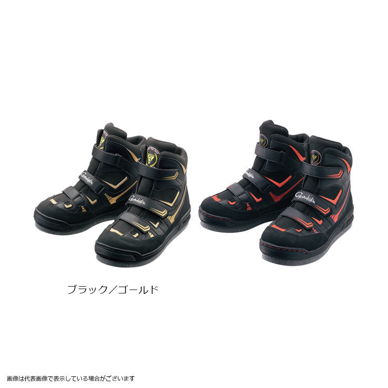 Gamakatsu GM4514 Felt Spike Shoes (Power T) Black/Gold M