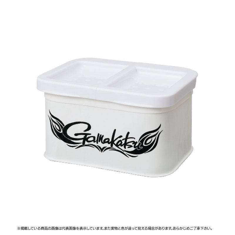 Gamakatsu Bait Container (2 compartments) GM2441 White