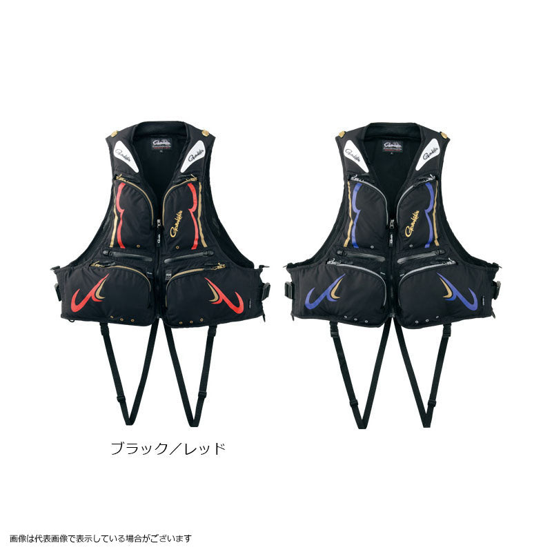 Gamakatsu GM2178 Floating Vest Black/Red LL