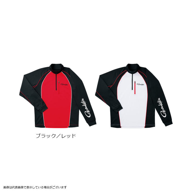 Gamakatsu GM3506 Micro Cubic Zip Shirt Black/Red L