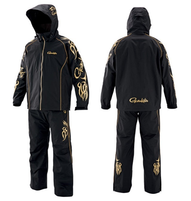 Gamakatsu GM3502 Ultima Shield Fishing Rain Suit Black L