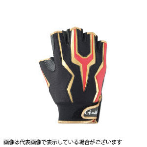 Gamakatsu GM7270 Windstopper Gloves (5-piece) Black/Gold L