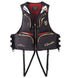 Gamakatsu GM2184 Windstopper Floating Vest Black/Red LL