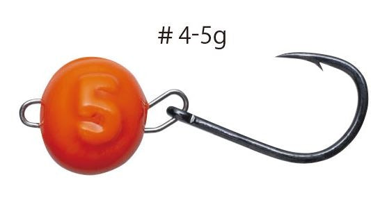 Gamakatsu Joint Knocker Black Porgy Luminous Orange #4-5g