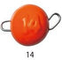 Gamakatsu Joint Knocker Head, Luminous Orange, 14g