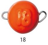 Gamakatsu Joint Knocker Head, Luminous Orange, 18g