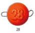 Gamakatsu Joint Knocker Head, Luminous Orange, 28g