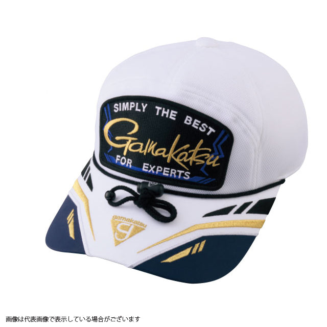 Gamakatsu All Mesh Cap (Patch) GM9852 White/Blue LL *Payment not available in store