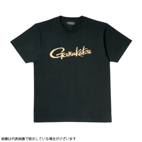 Gamakatsu GM3576 T-shirt (cursive logo) Black LL