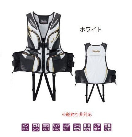 Gamakatsu Floating Vest GM2188 White M