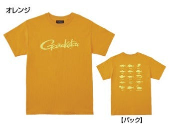 Gamakatsu GM3576 T-shirt (cursive logo) Orange S