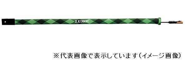 Gamakatsu Luxe Rod Socks (Spinning Type) 150x5cm Black x Lime