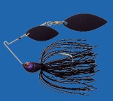 Gamakatsu WIRE BAIT Buzzbait Avenge Spin Double Willow 1/2oz (14g) #5 Matte Black