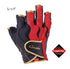 Gamakatsu GM7286 Ergo Grip Gloves 5-piece HS Red L