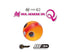 Gamakatsu Sakuragen Tai Rubber Q2 Sinker 150g #22 Appeal Orange