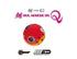 Gamakatsu Sakuragen Tai Rubber Q2 Sinker 220g #27 Matte Orange Red