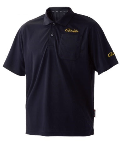 Gamakatsu GM3656 Polo Shirt (Short Sleeve) GM3656 Black/Gold S