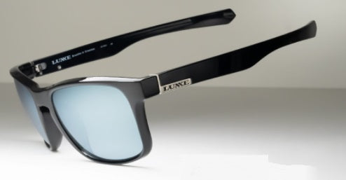 Gamakatsu LE3001 Polarized Glasses Speckies LUNA #8 Black: Light Gray/Silver Mirror