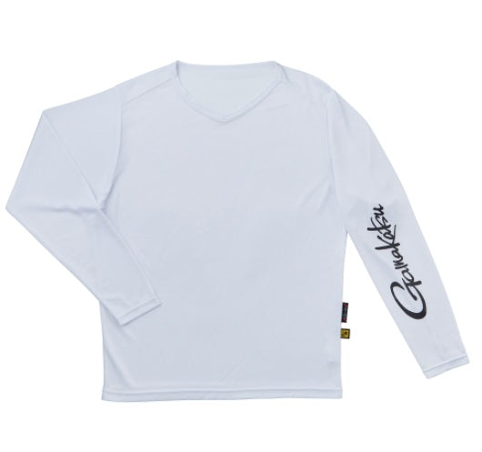 Gamakatsu GM3661 NO FLY ZONE Long Sleeve T-Shirt White S