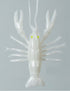 Gamakatsu Worm LUXXE Almost Zari 3 inch No Sinker #12 White Glow