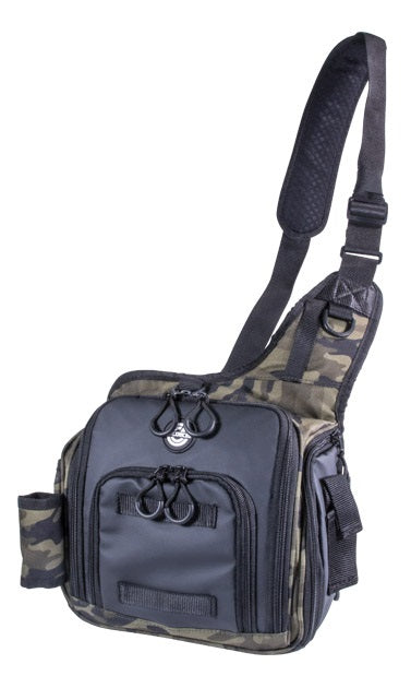 Gamakatsu Tackle Bag LE300 Run Gun Light Shoulder Bag Camo Black