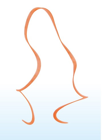 Gamakatsu Tairaba Sakuragen Silicone Tie Ultra-thin Short Curly #51 Orange Gold Spot