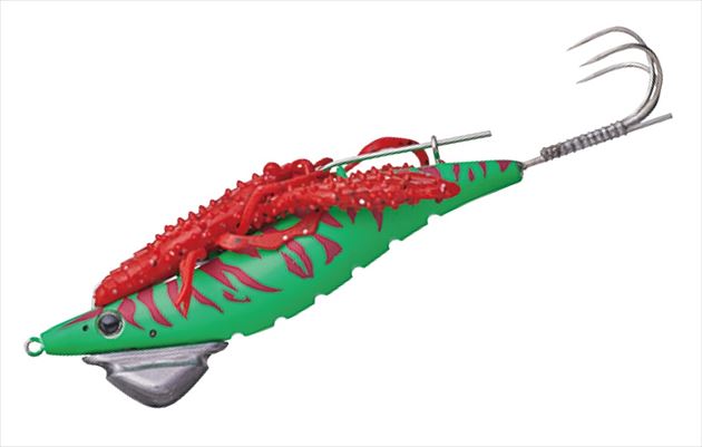 Gamakatsu Worm Octolise Spike Claw #2 Green Shrimp