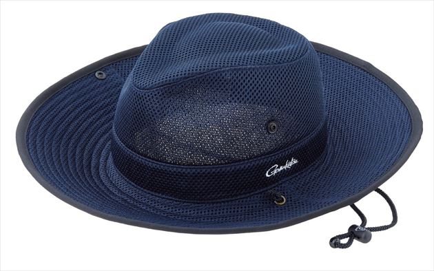 Gamakatsu Hat GM9890 Light Cool Straw Hat Navy L