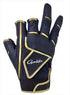 Gamakatsu Gloves GM7290 CORDURA Tournament Gloves (3-piece) Black/Gold 3L