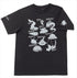 Gamakatsu Wear GM3678 T-shirt Deep Sea Creatures Smoke Black