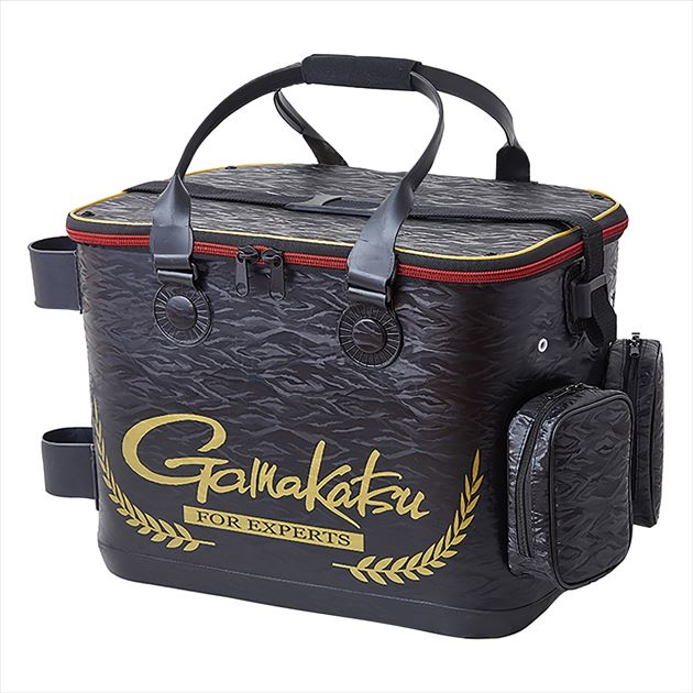 Gamakatsu Tackle Bag GM2547 Tournament Bucket Black 50cm High Type